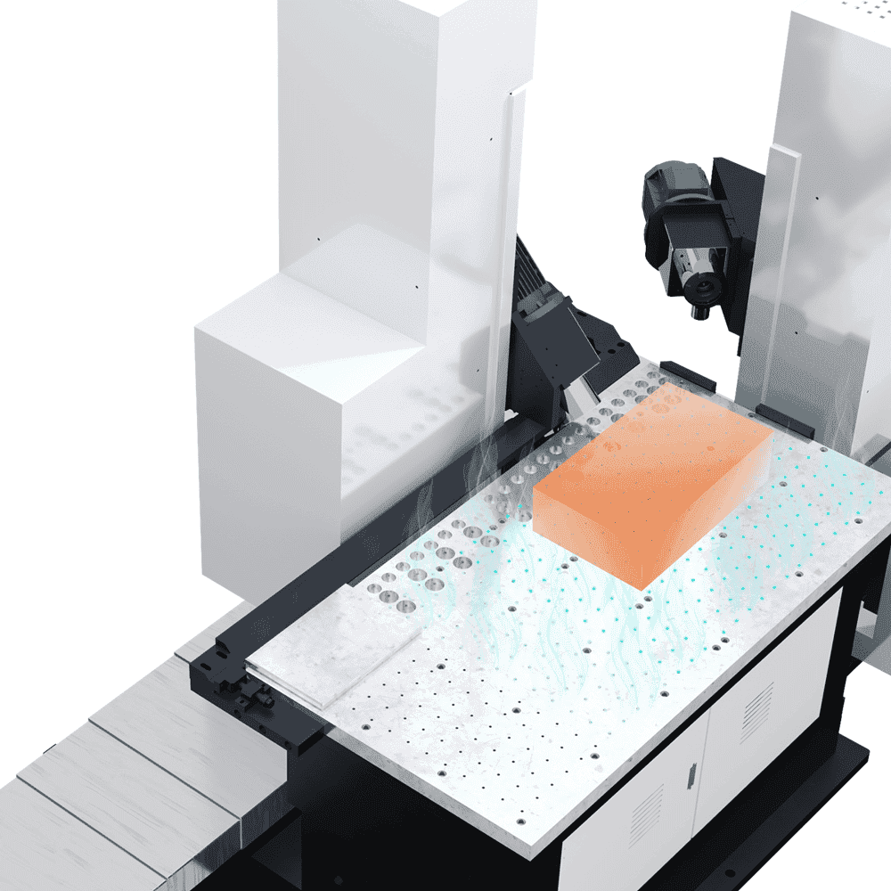 Air-floating powerful magnetic workbench